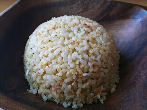 玄米でおいしい炒飯